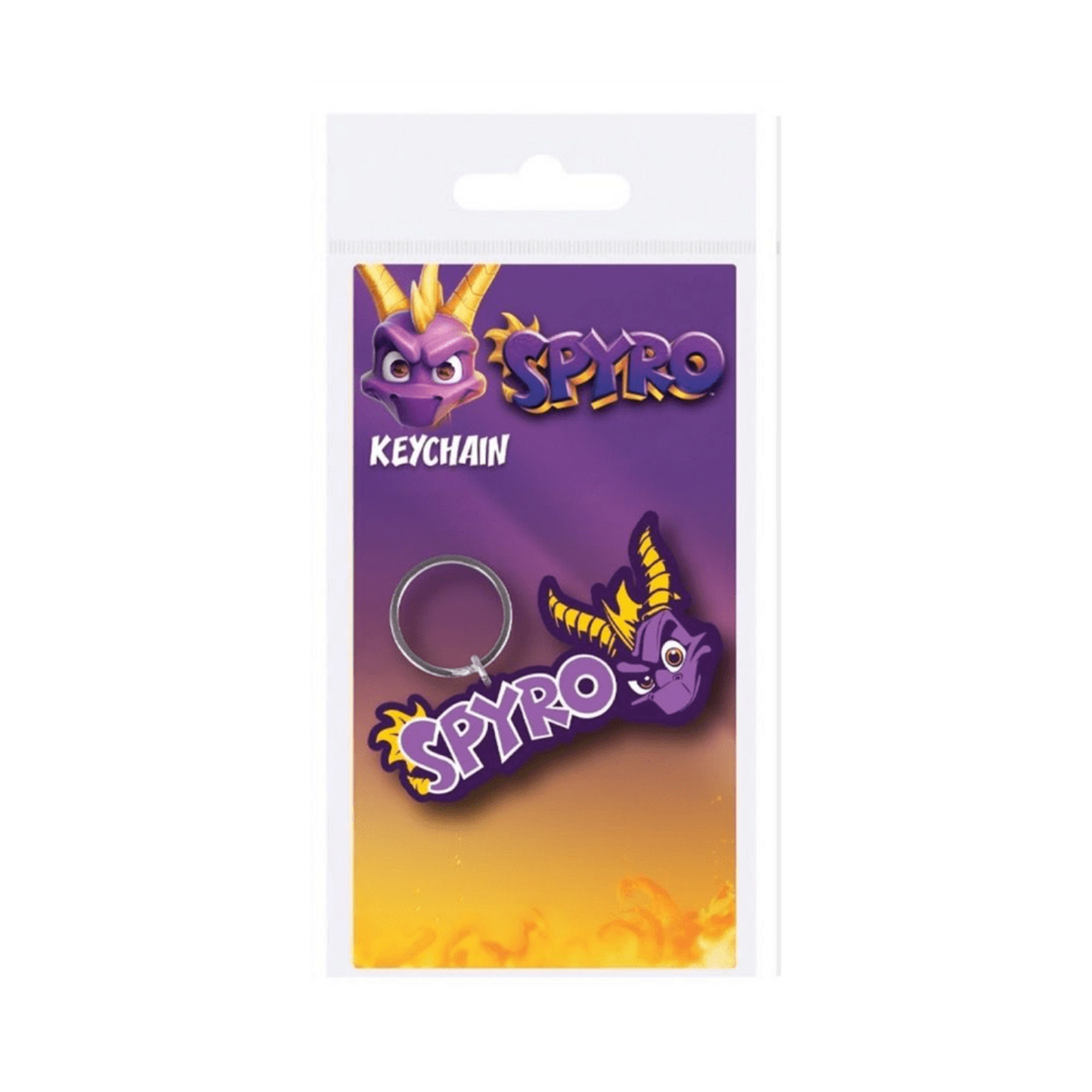 Spyro the Dragon V2 Rubber Keychain | Gaming Gift