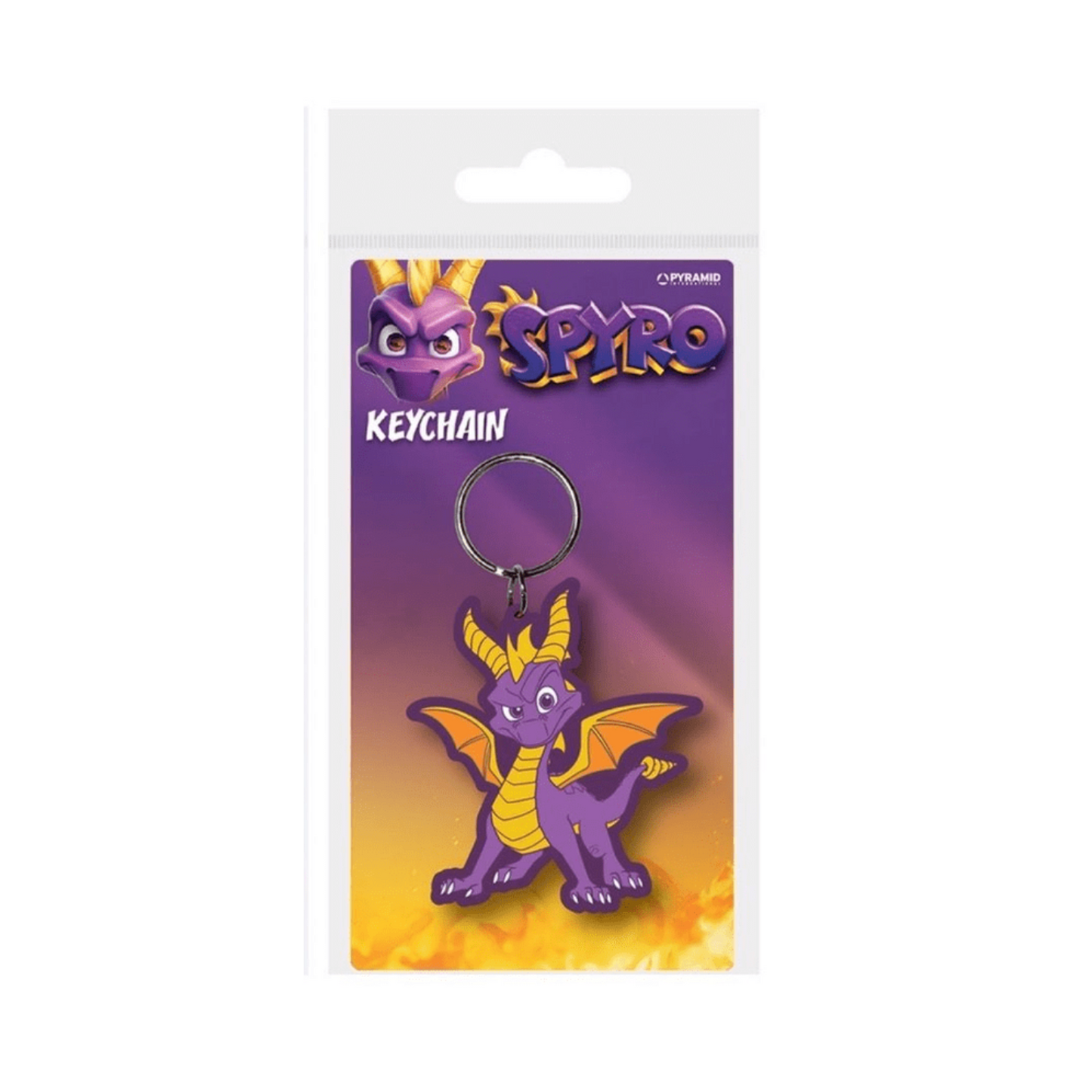 Spyro the Dragon V3 Rubber Keychain | Gaming Gift