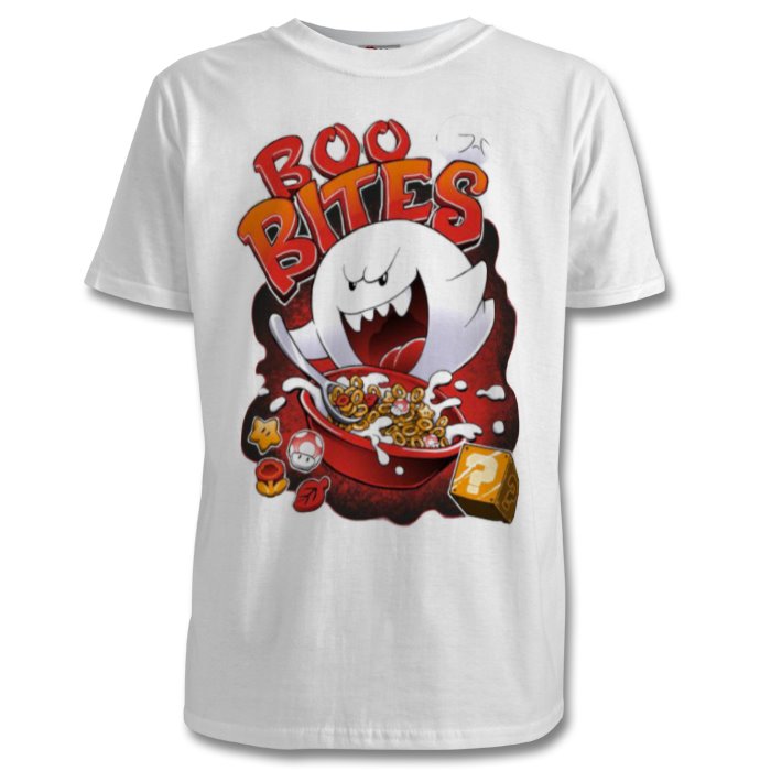 Super Mario Bro's - Boo Bites Cereal T-shirt