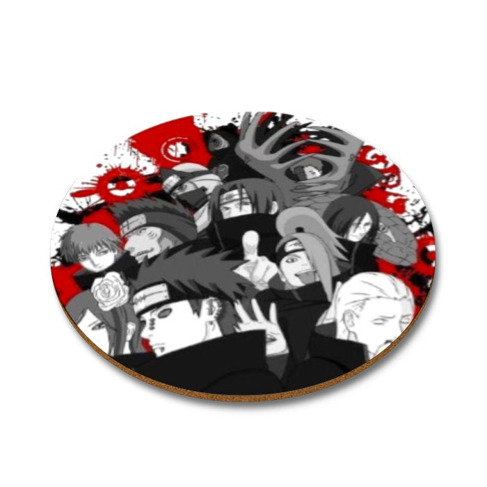Naruto - Akatsuki Theme 2 Round Coasters