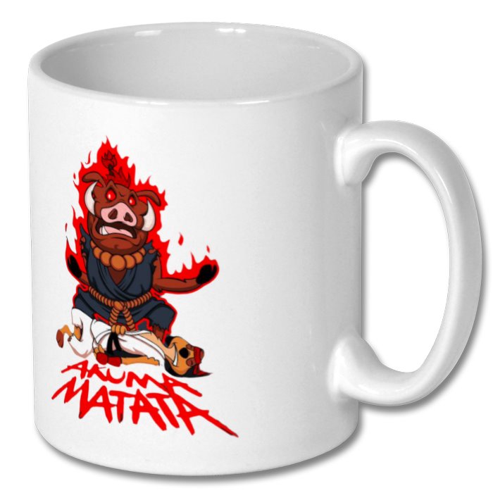 Timone & Pumba x Street Fighter - Akuma Mutata Mug