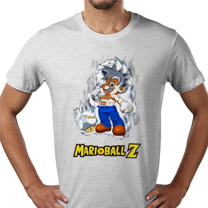 Super Mario x Dragonball Z - Ultra Instinct Mario T-shirt