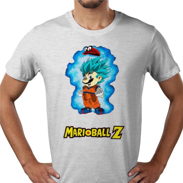 Super Mario x Dragonball Z - Super Saiyan Mario T-shirt