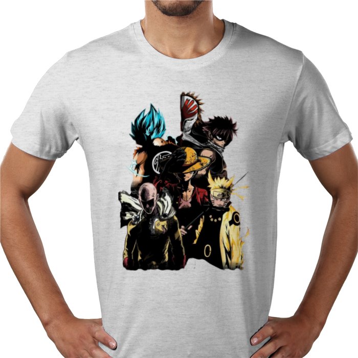 Anime - Heroes Crossover T-shirt