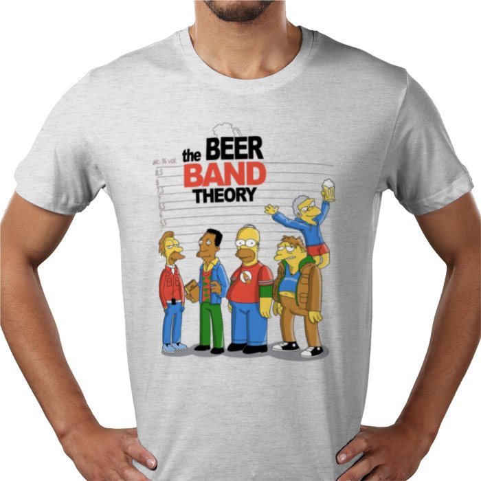 The Simpsons & Big Bang Theory - Beer Band Theory T-shirt