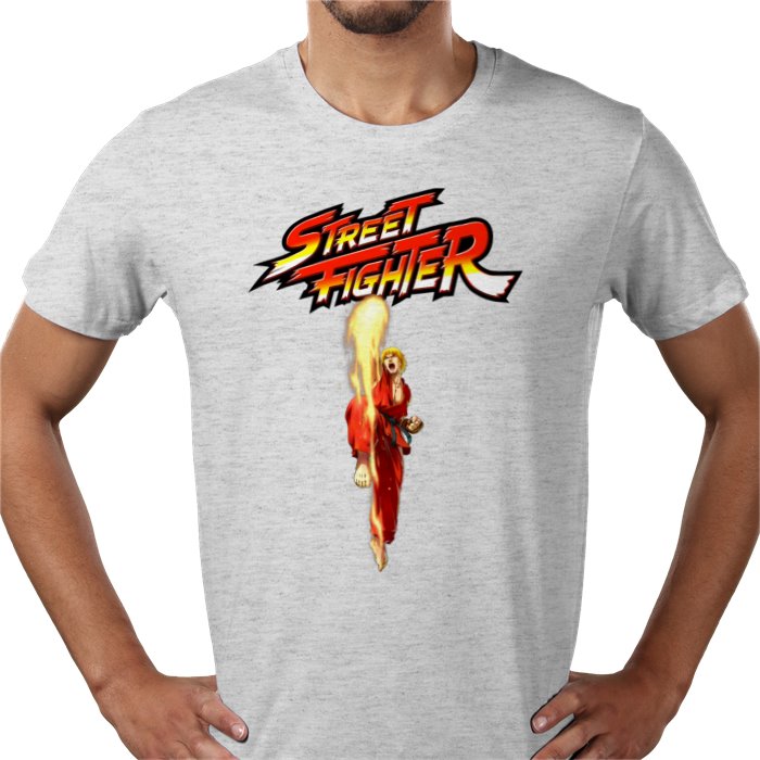 Street Fighter — Ken Dragon Punch T-Shirt