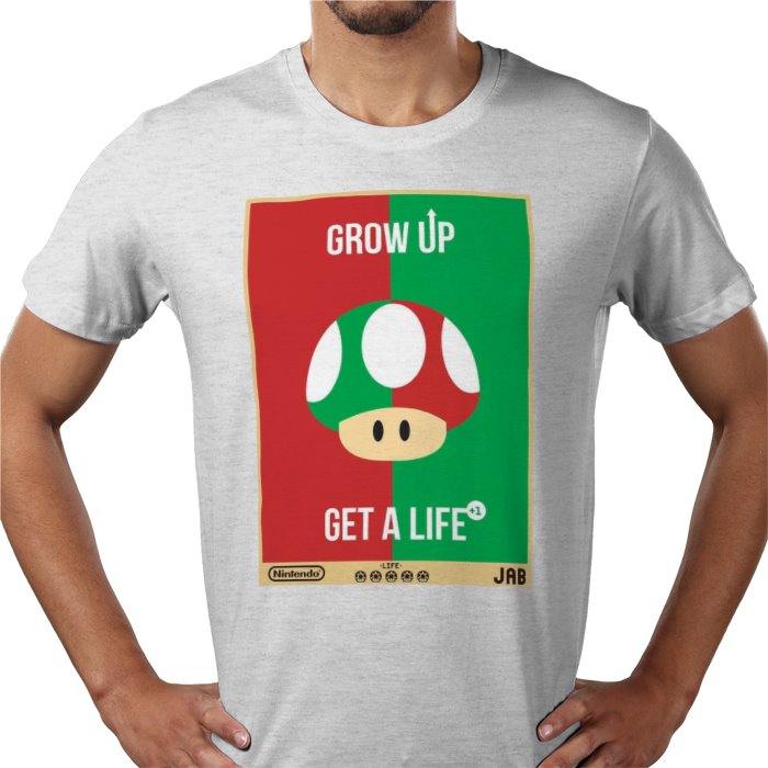 Super Mario Bro's - Get A Life T-shirt