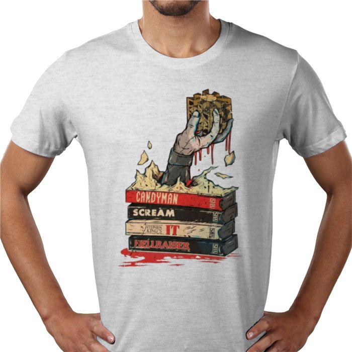 VHS Horror Tapes - Hellraiser Theme T Shirt