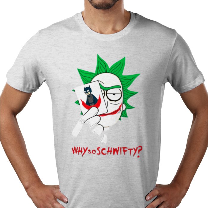 Rick & Morty x Batman - Why So Schwifty T-shirt