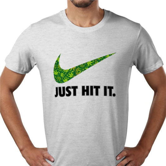 Nike Cannabis Parody Just Hit It T-shirt
