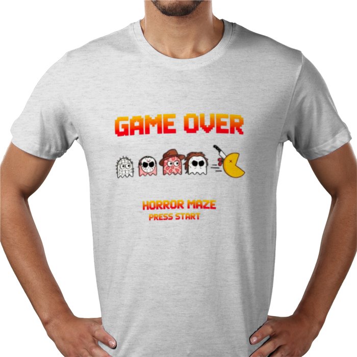 Pacman x Horror Movies - Horror Mashup T-shirt