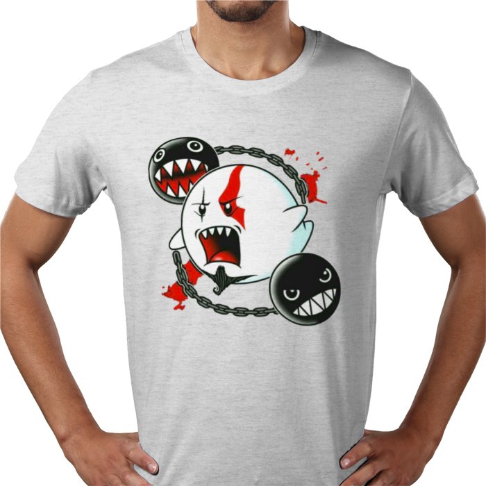 Super Mario x God Of War - Ghost Of War T-Shirt