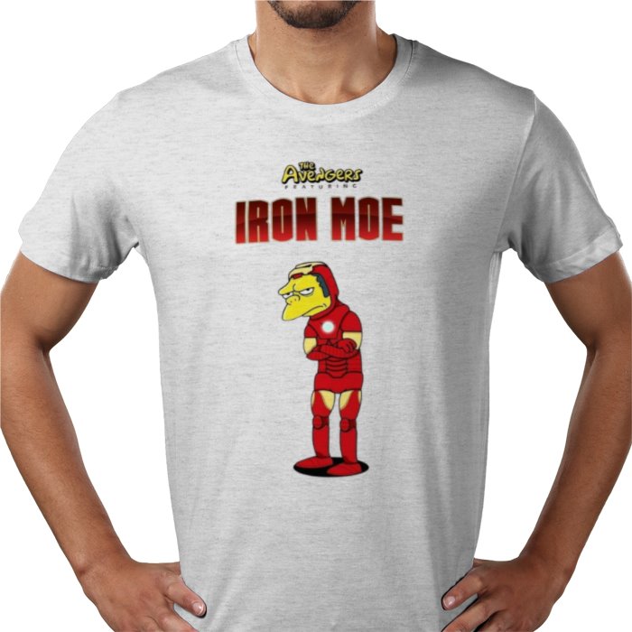 The Simpsons & Iron Man - Iron Moe T-shirt