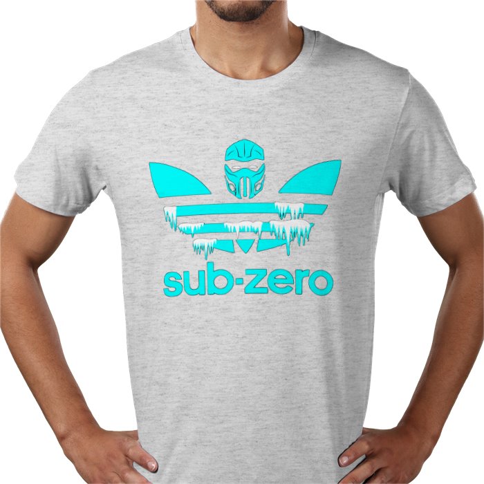 Mortal Kombat x Adidas — Sub-Zero Theme T-Shirt