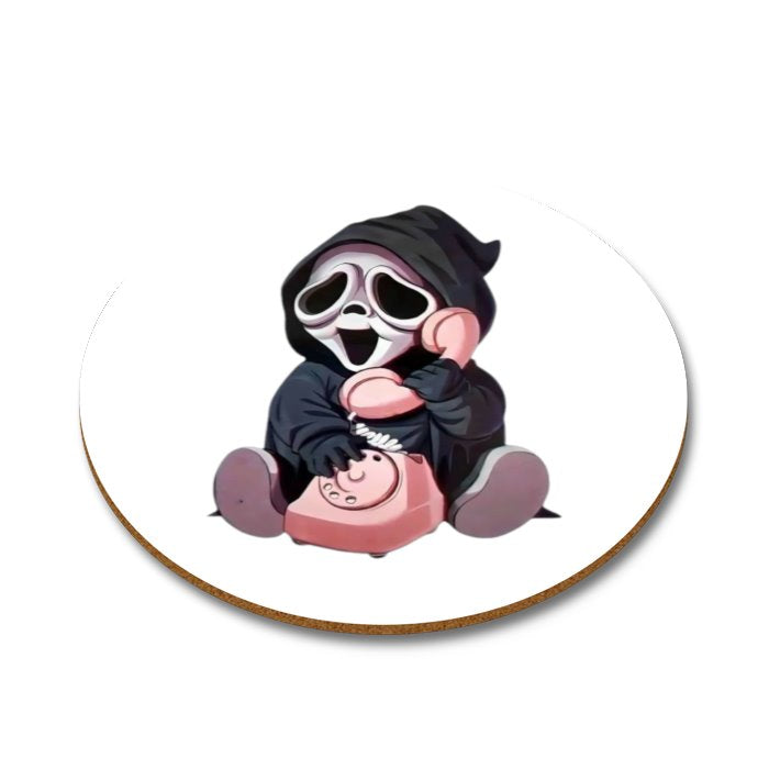 Baby Ghostface Round Coasters