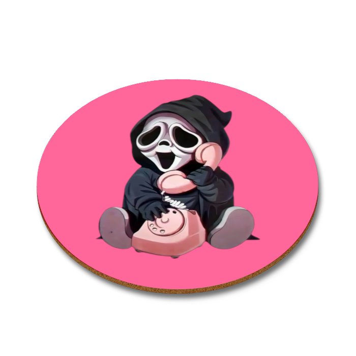 Baby Ghostface Round Coasters