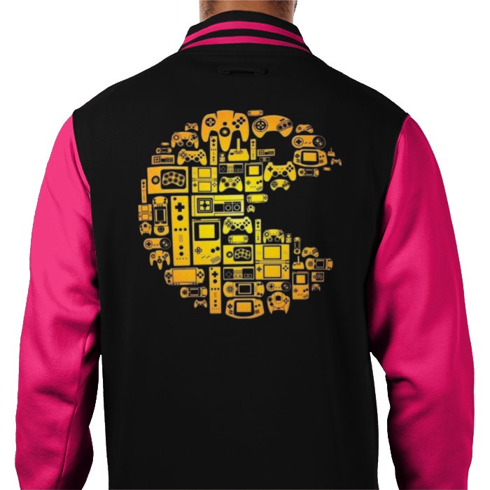 Pac-Man - Collage Varsity Jacket