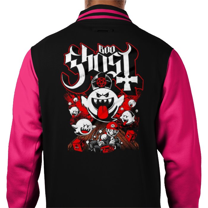 Mario Kart - Boo Ghost Theme Varsity Jacket