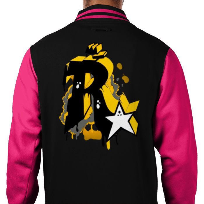 Rockstar Theme Varsity Jacket