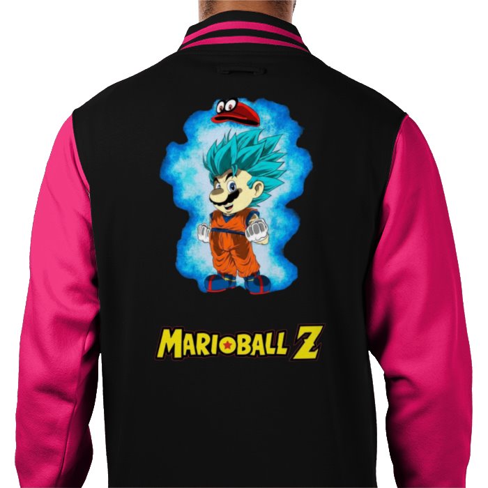 Super Mario x Dragonball Z - Super Saiyan Mario Varsity Jacket