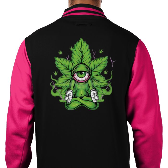Cannabis Eye Varsity Jacket