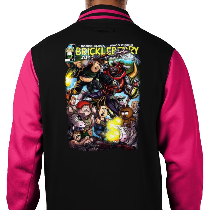 Brickleberry - Comic Theme Varsity Jacket