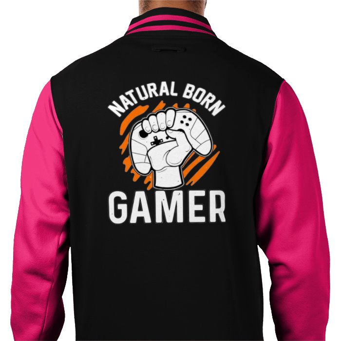 Natural Born Gamer Varsity Jacket