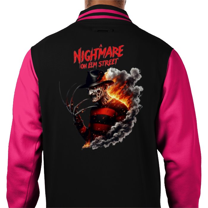 A Nightmare On Elm Street Theme Varsity Jacket