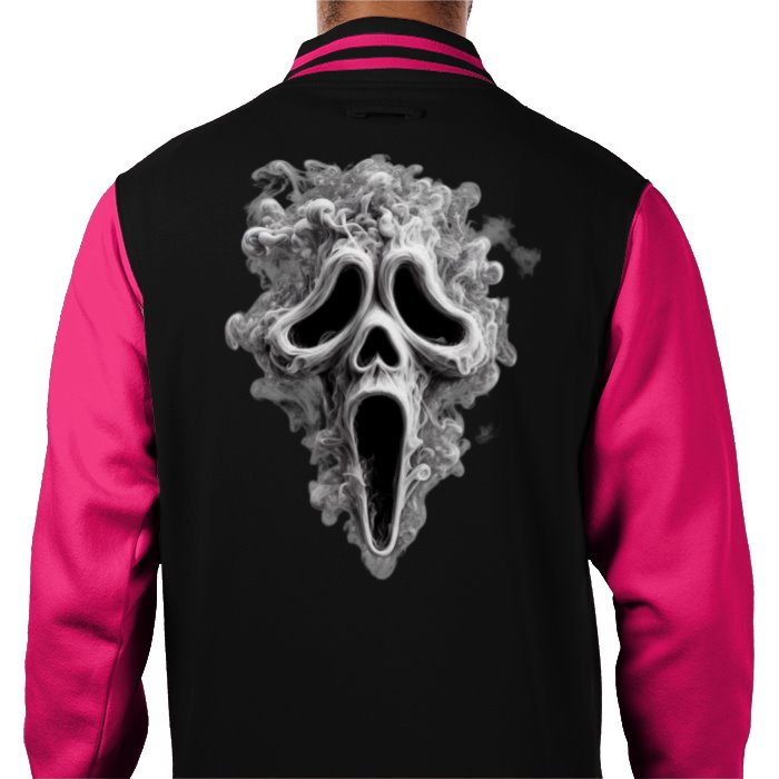 Scream - Smoke Face Varsity Jacket