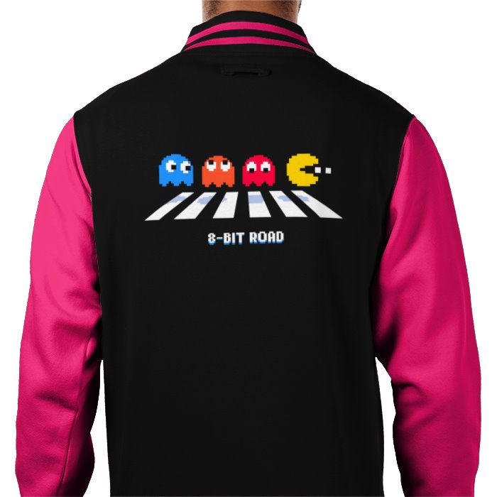 Pac-Man - 8 Bit Road Varsity Jacket