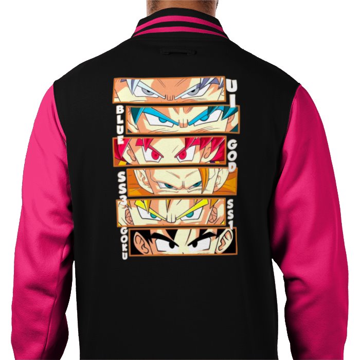 Dragonball Z - Goku Eyes Varsity Jacket