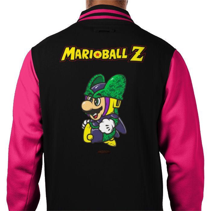 Super Mario x Dragonball Z - Cell Disguise Varsity Jacket