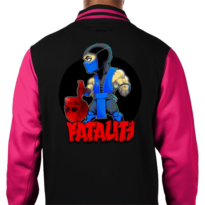 Mortal Kombat - Sub Zero Fatality Varsity Jacket