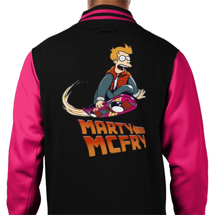 Futurama x Back To The Future - Marty McFry Varsity Jacket
