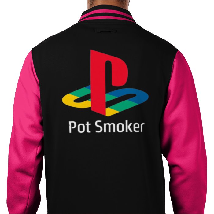 PlayStation Parody Pot Smoker Varsity Jacket