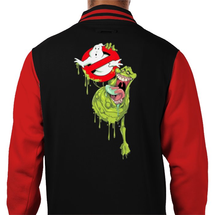 Ghostbusters - Slimer & Logo Varsity Jacket