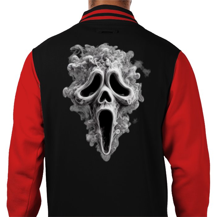 Scream - Smoke Face Varsity Jacket