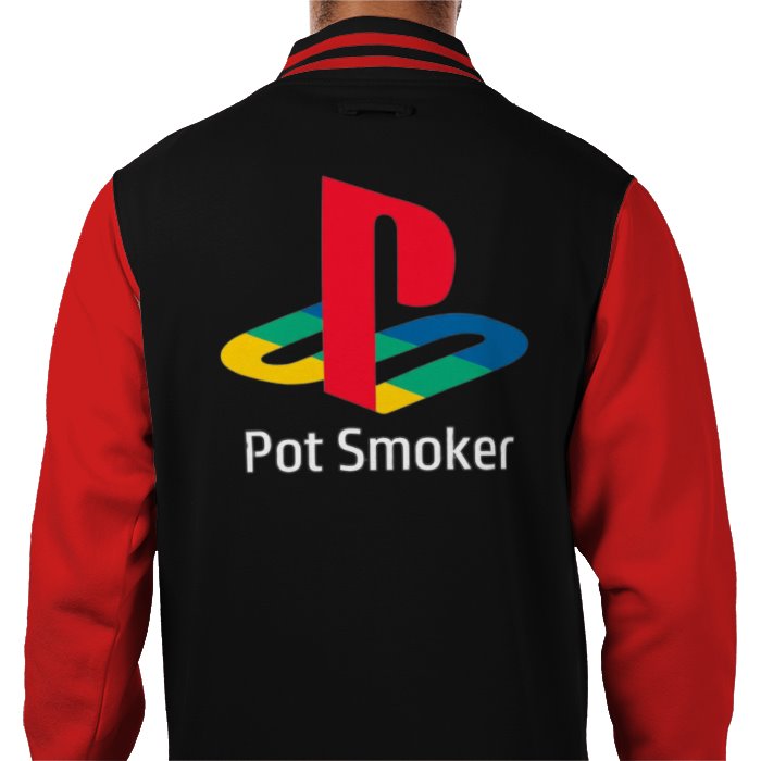 PlayStation Parody Pot Smoker Varsity Jacket