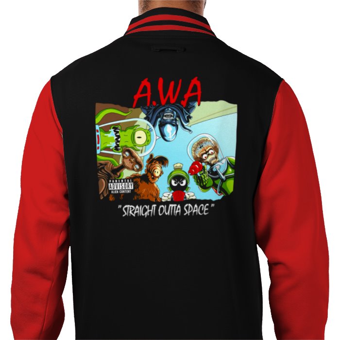 Aliens Without Attitude Varsity Jacket