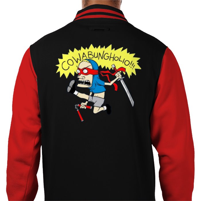 Beavis & Butt Head x Teenage Mutant Ninja Turtles - CowaBungHolio Varsity Jacket