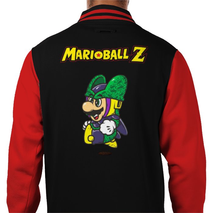 Super Mario x Dragonball Z - Cell Disguise Varsity Jacket