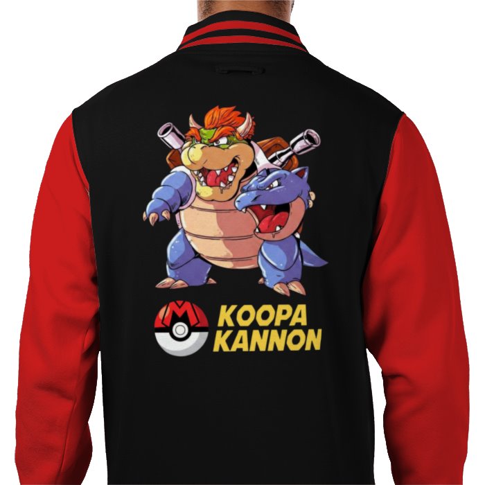 Super Mario x Pokémon - Koopa Kannon Varsity Jacket
