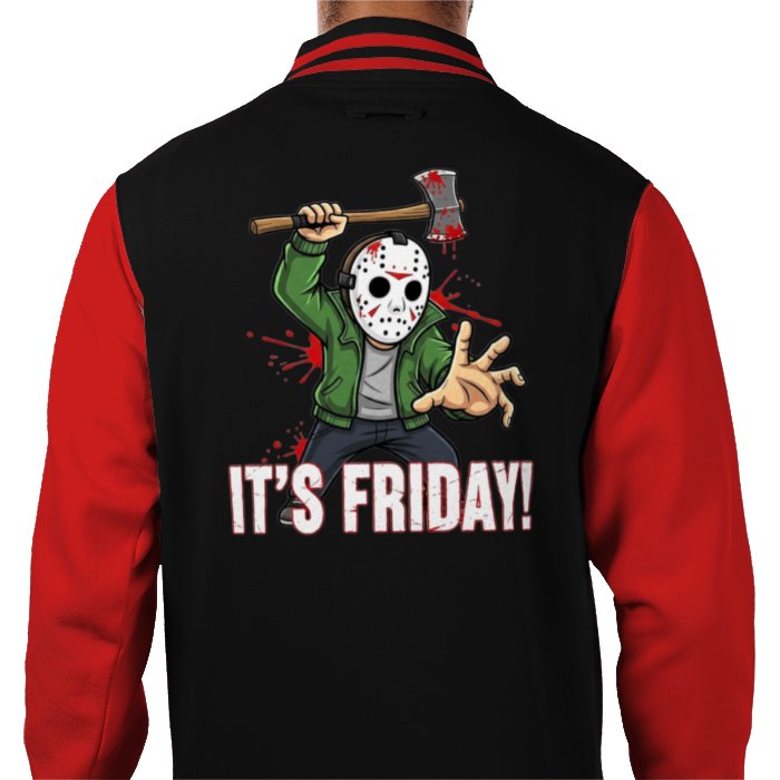 Friday 13th - Its Friday Varsity Jacket