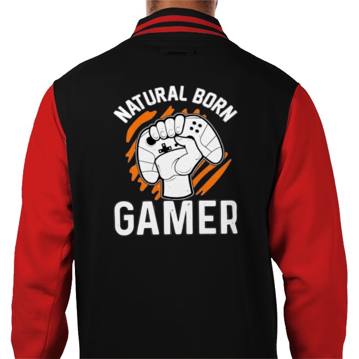 Natural Born Gamer Varsity Jacket