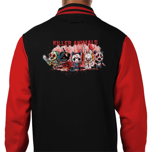 Killer Animals Theme Varsity Jacket