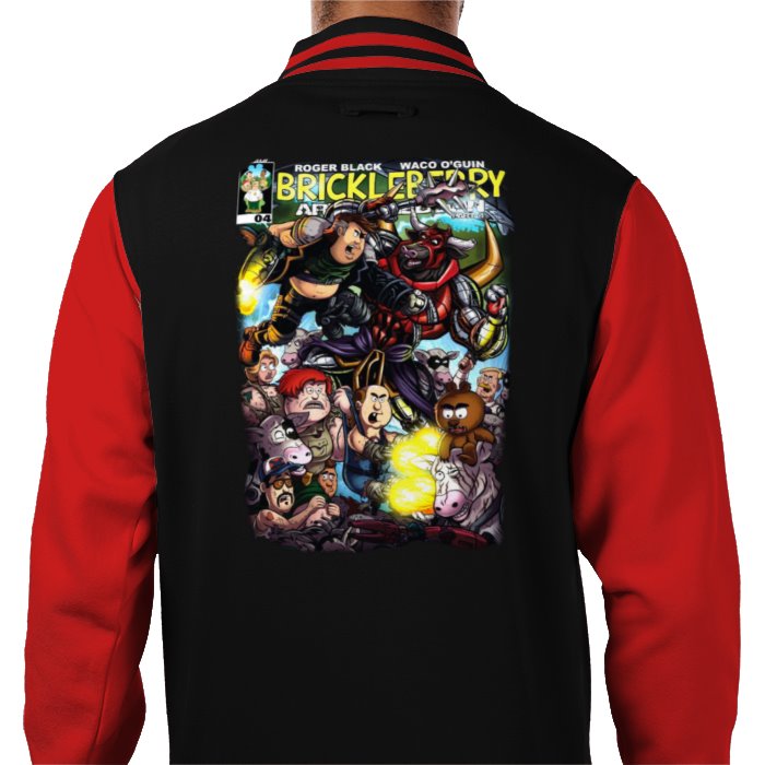 Brickleberry - Comic Theme Varsity Jacket