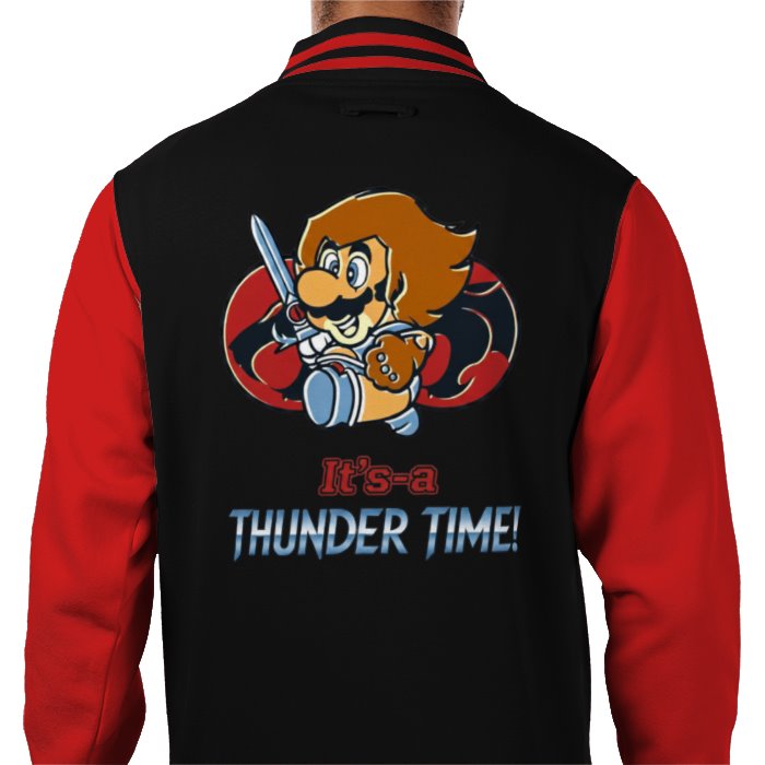 Super Mario x Thundercats - Its 'a Thunder Time Varsity Jacket