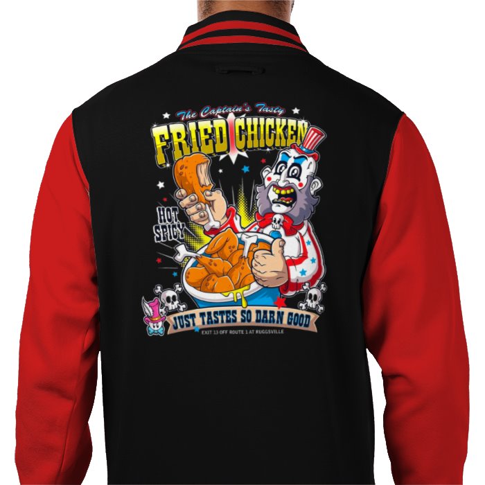 Captain Spaulding Fried Chicken Varsity Jacket