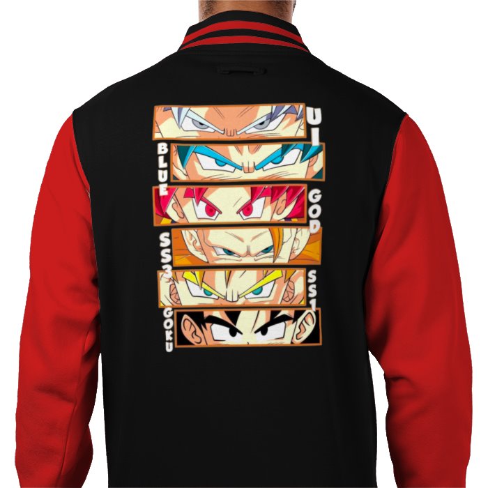 Dragonball Z - Goku Eyes Varsity Jacket