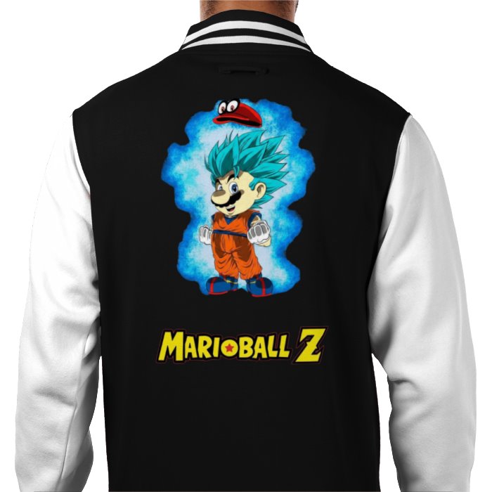 Super Mario x Dragonball Z - Super Saiyan Mario Varsity Jacket